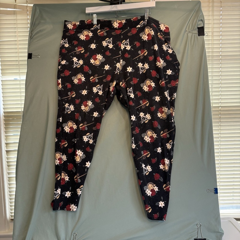 WIZARDING WORLD Harry Potter Women's Navy Sleep Pants Pajama Bottoms Size 5 XXL